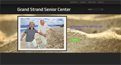Desktop Screenshot of grandstrandseniorcenter.org